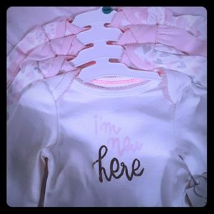 0-3 month cloud island long sleeve onesies